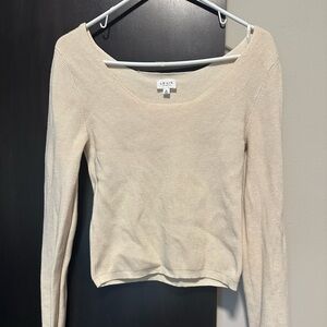 Le Lis Beige Knit Top